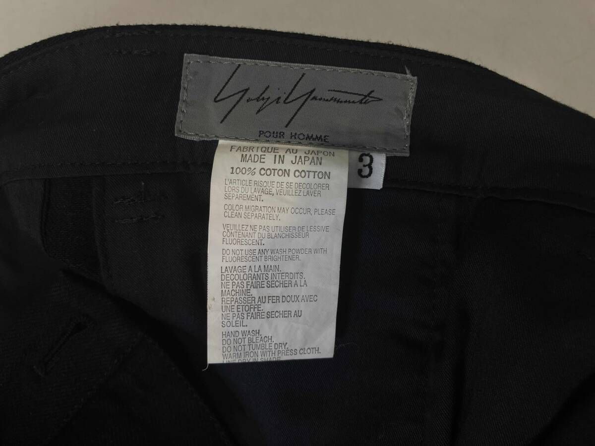 Slacks Yohji Yamamoto Pour Homme Hb-P21-003 L