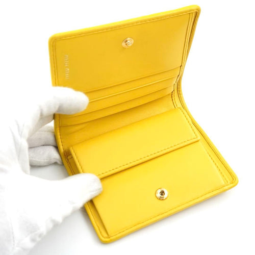 Miu Bifold Wallets Miumiu