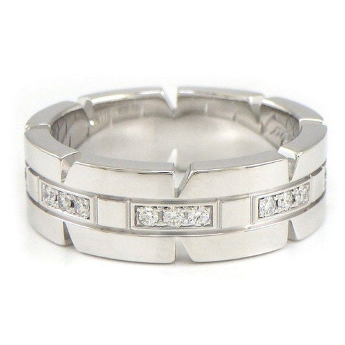 Cartier Ring K18Wg 10 #50
