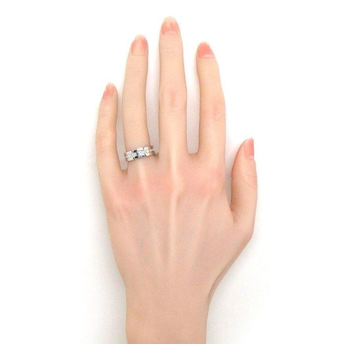 Cartier Ring K18Wg 10 #50