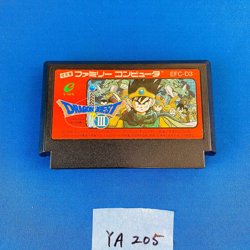 Soft Ya205 Fc 3 Dragon Quest Efc-D3 B Enix