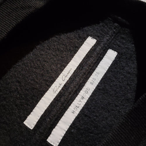 Rick Owens Trainer Sweatshirts 25Ss Short Crewneck Ls T Xl 2025Ss Ru01E5277-Jt