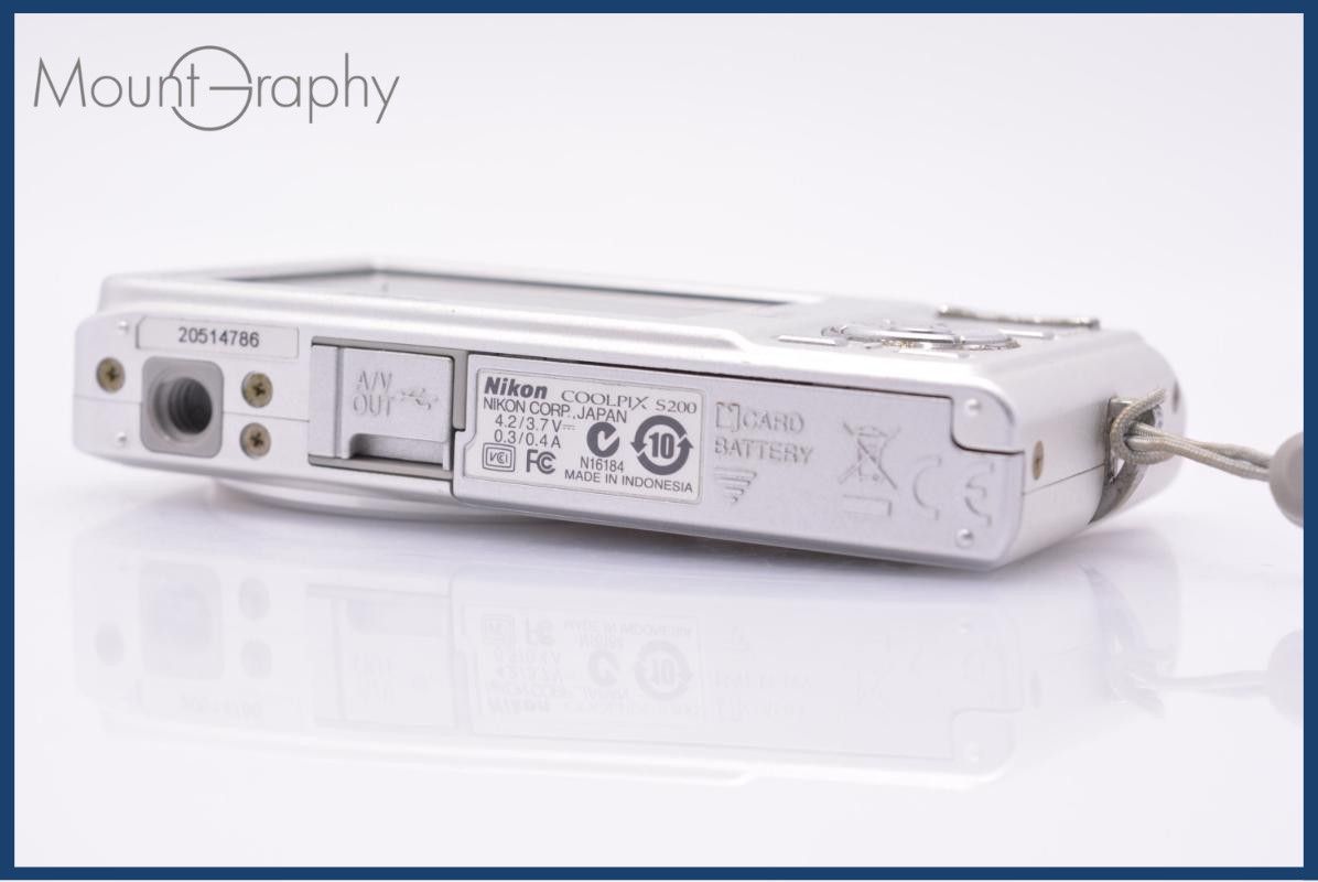 Compact Digital Camera Nikon Coolpix S200 3X #Am6639