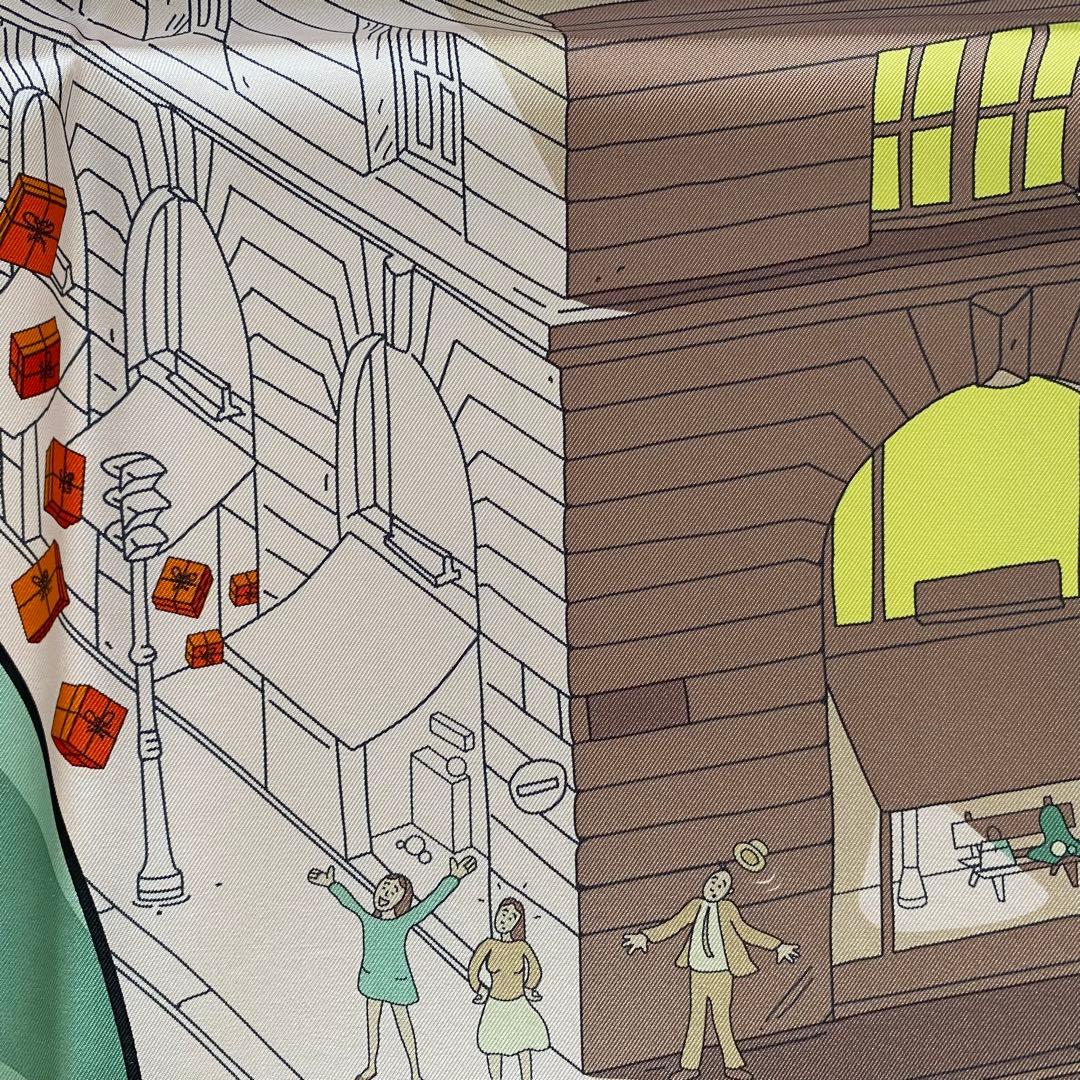Hermes Bandanas Thin Scarves 90