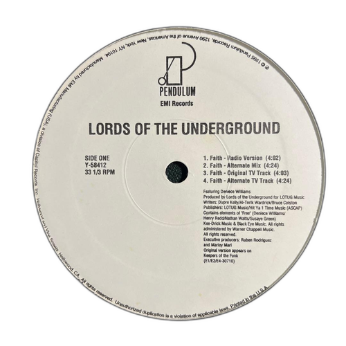Western Music Lords Of The Underground Faith