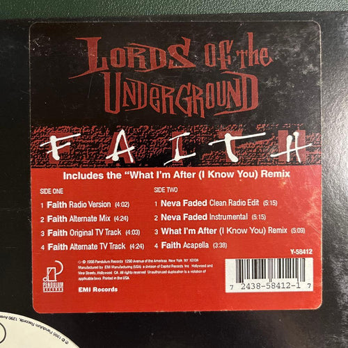 Western Music Lords Of The Underground Faith