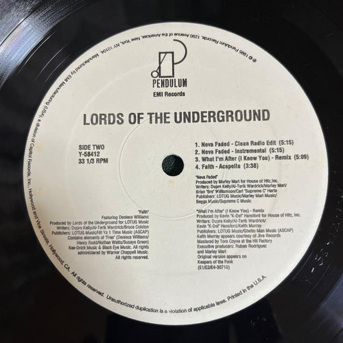 Western Music Lords Of The Underground Faith
