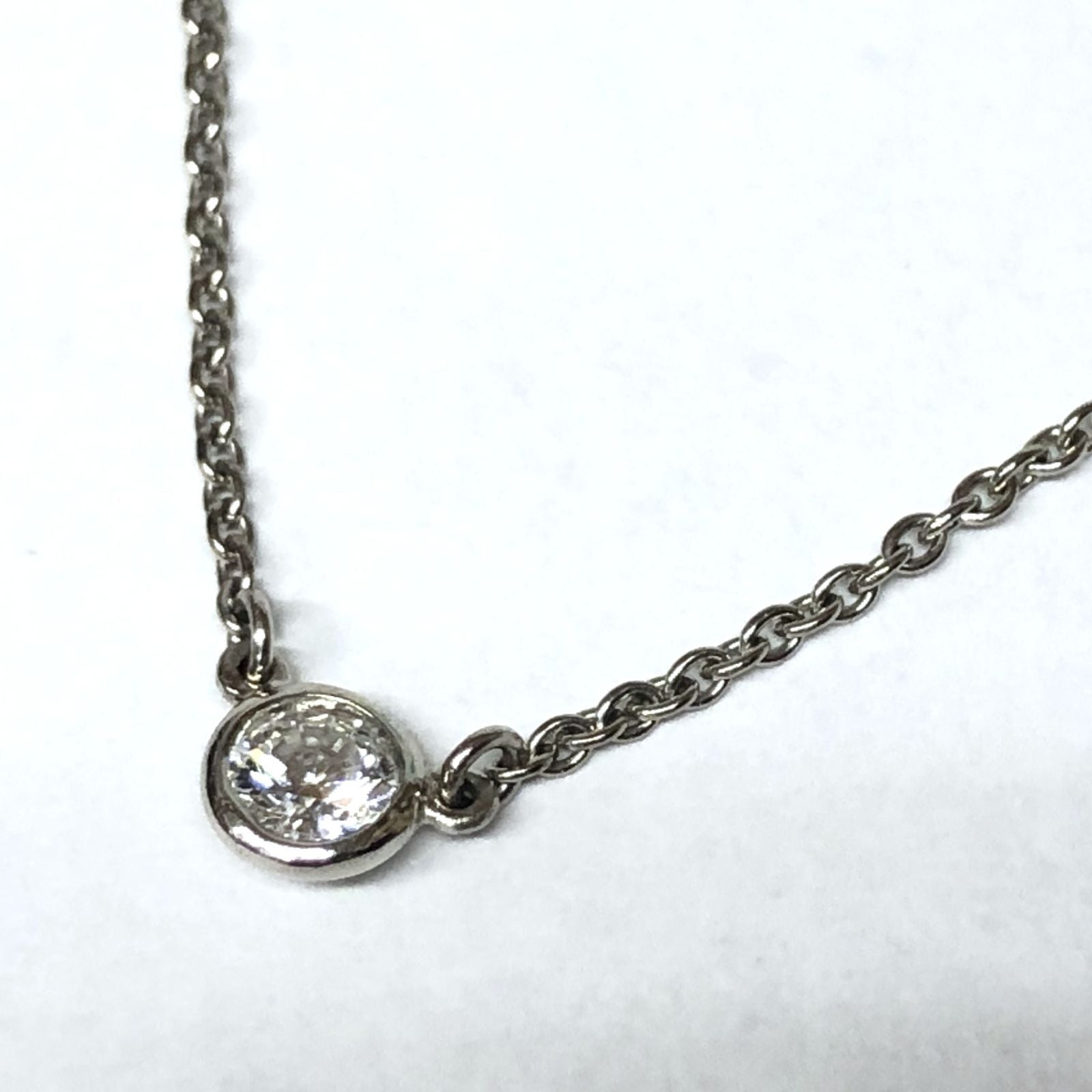 Tiffany Necklace M001 X 1P Pt950 Peretti