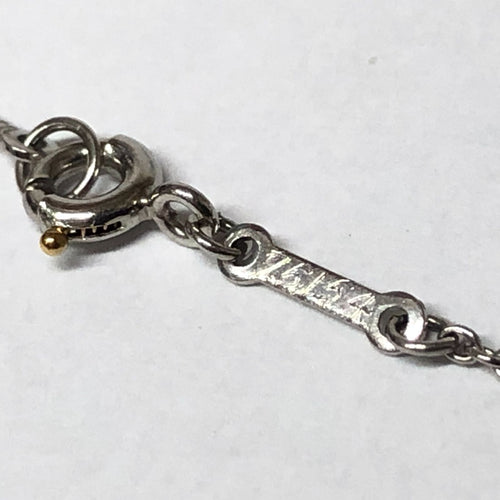 Tiffany Necklace M001 X 1P Pt950 Peretti