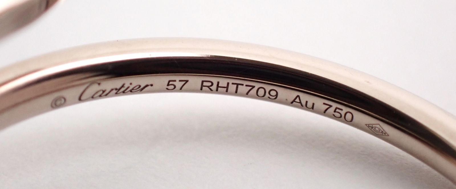 Cartier Ring #57(12.5 K18Wg 3.8G