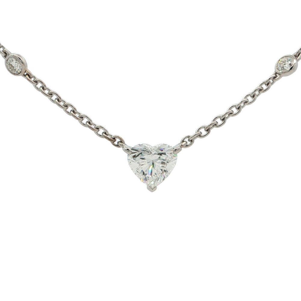 Cartier Necklace 1.35Ct 12P K18 Wg -6.6G S 612378 D