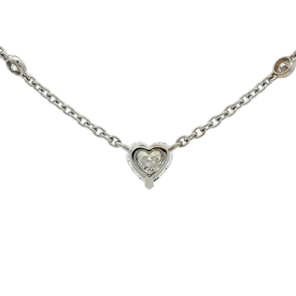 Cartier Necklace 1.35Ct 12P K18 Wg -6.6G S 612378 D