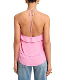 Long Sleeve Generation Love Carrie Halter Blouse Pink Sorbet