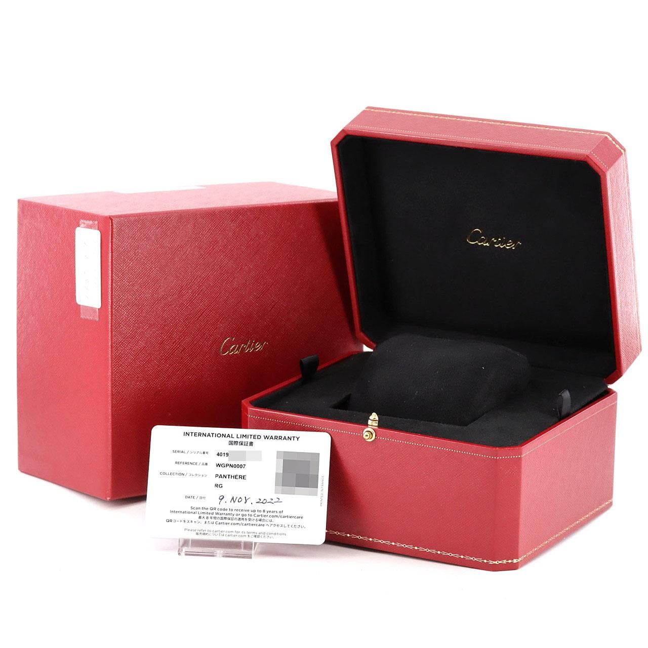 Cartier Watch (Quartz) Mm Pg Wgpn0007 Rg