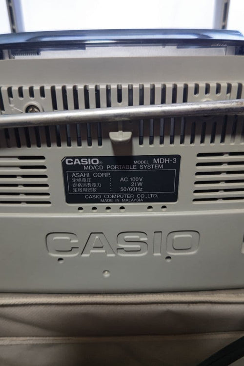 Portable Cd Players Casio Mdh-3 Md/Cd