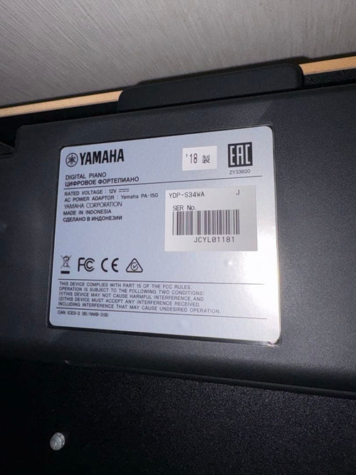 Keyboards Digital Pianos Yamaha Arius Ydp-S34