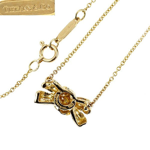 Tiffany Necklace K18Yg