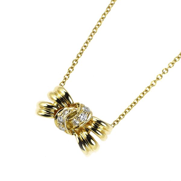 Tiffany Necklace K18Yg