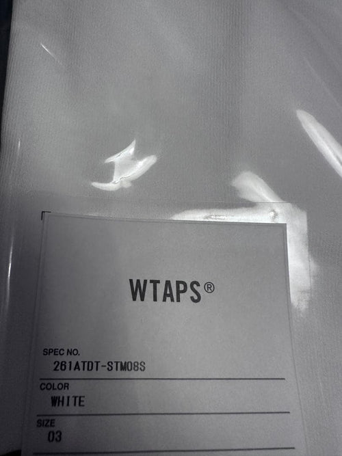 Wtaps T-Shirts 26Ss Sign Ss Cotton