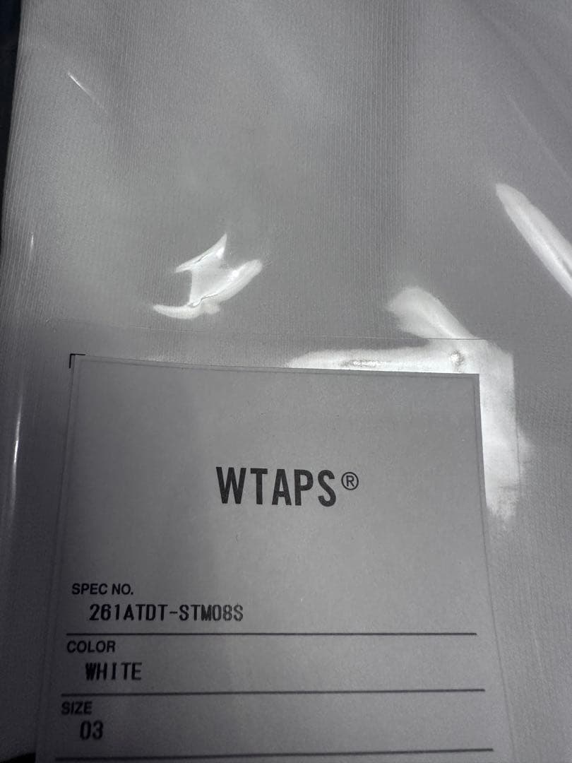 Wtaps T-Shirts 26Ss Sign Ss Cotton