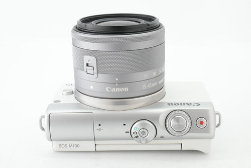 Canon Mirrorless Interchangeable Lips Eos M100 Ef-M 15-45Mm F3.5-6.3 Is Stm