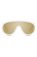 Loewe Sunglasses X Paulas Ibiza 56Mmask Ivory Brown Mirror