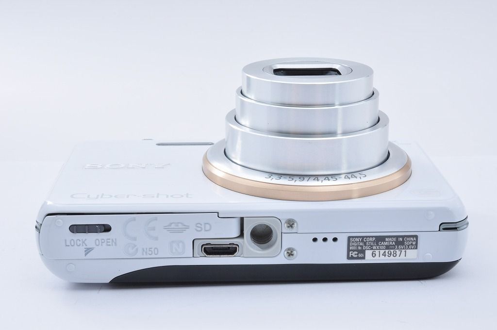 Sony Compact Digital Camera 2 Cyber-Shot Dsc-Wx100 1820 10 1601