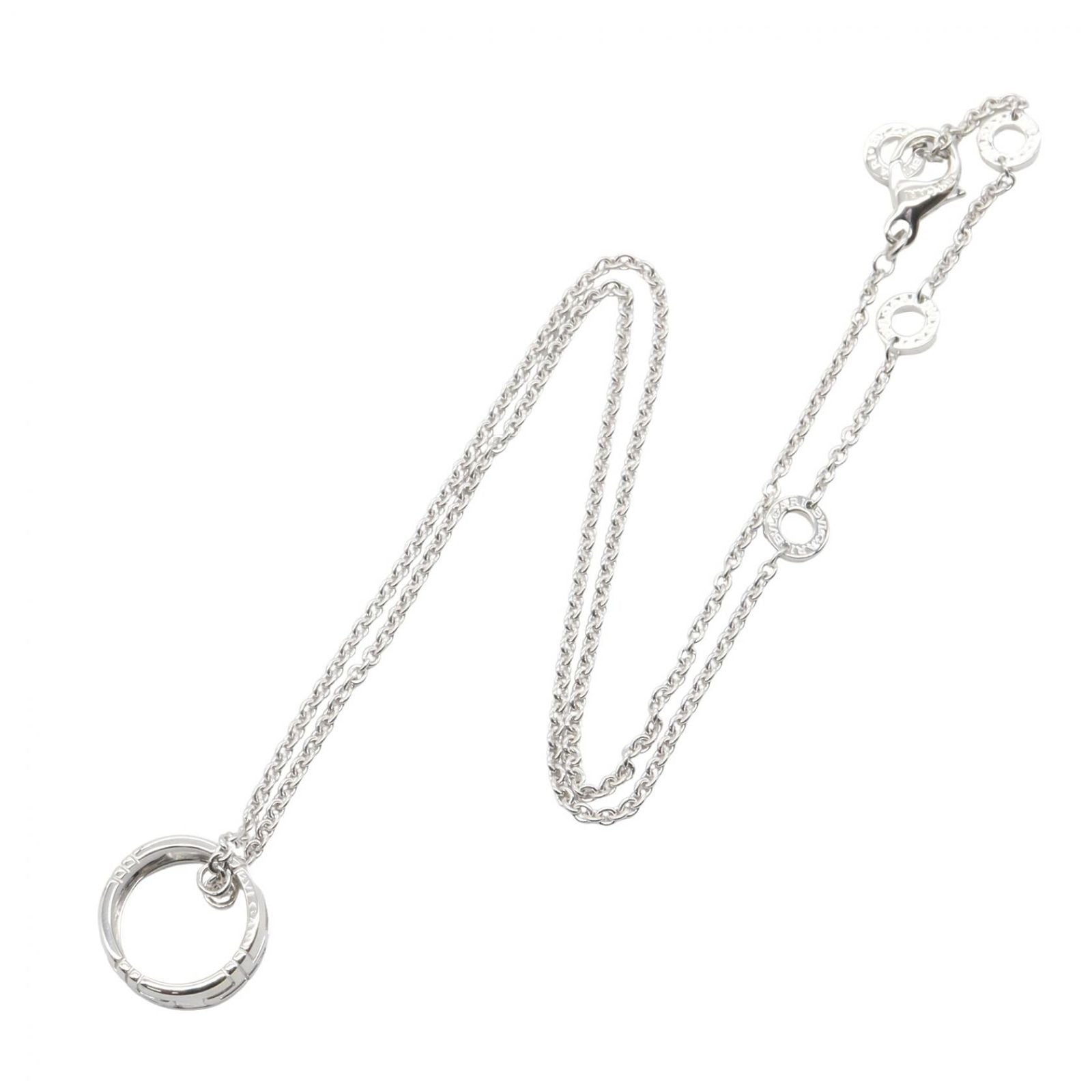 Bvlgari Necklace 38-45.5 K18Wg Used A