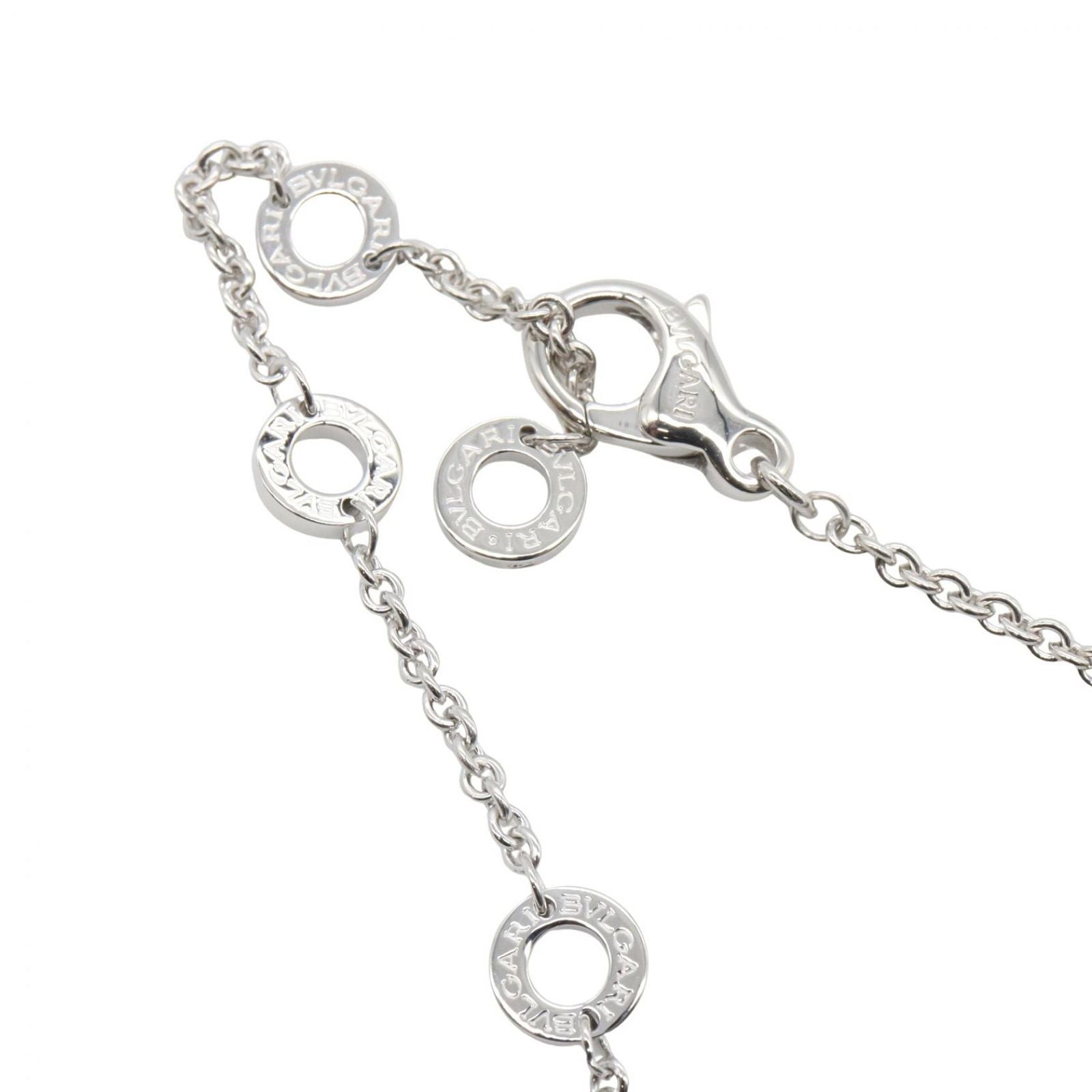 Bvlgari Necklace 38-45.5 K18Wg Used A
