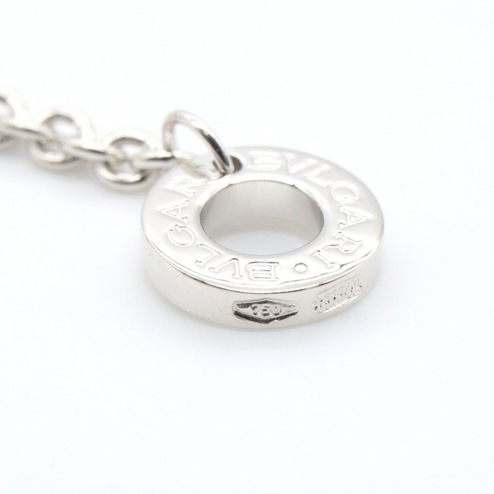 Bvlgari Necklace 38-45.5 K18Wg Used A