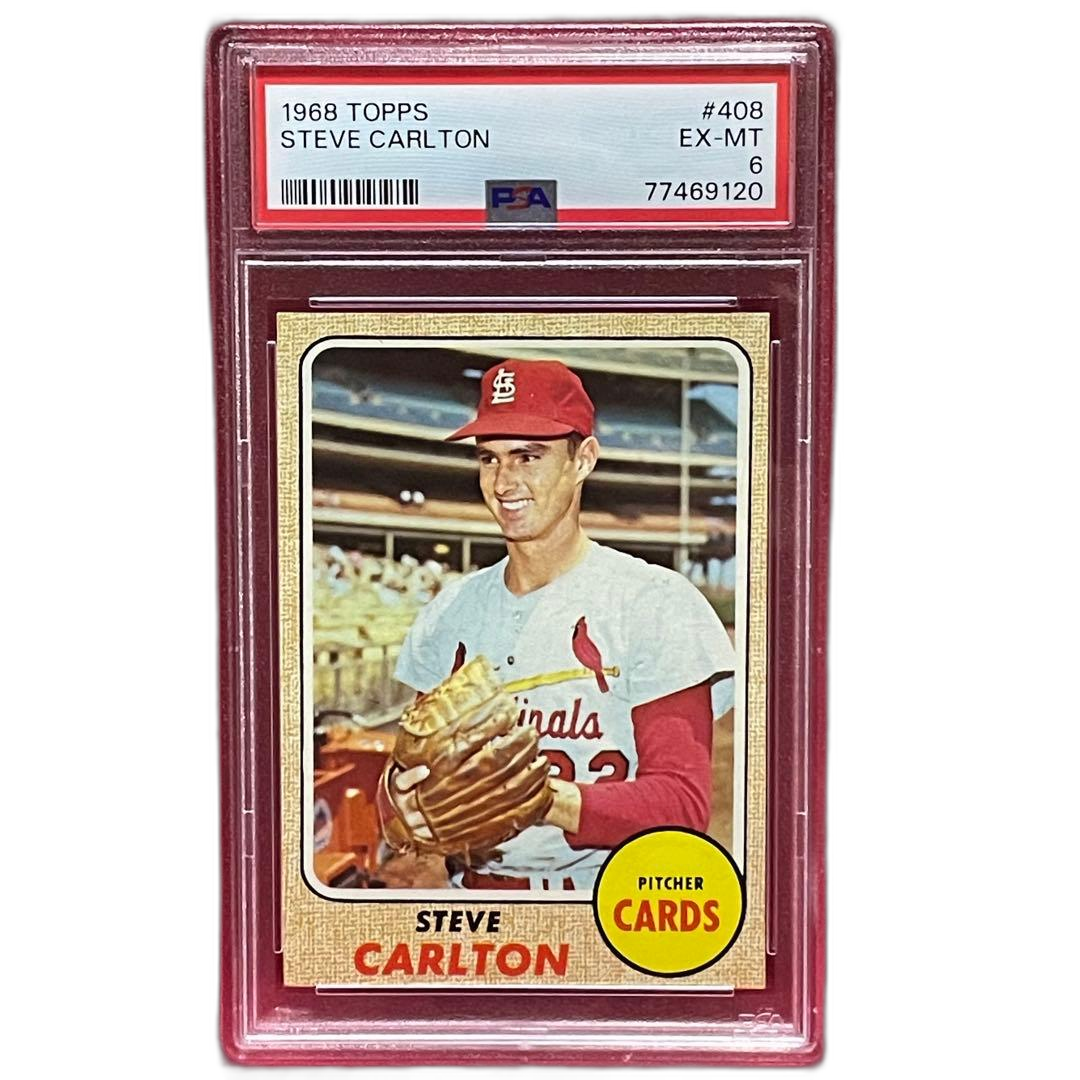 Mlb 1968 Topps #408 Steve Carlton Psa 6