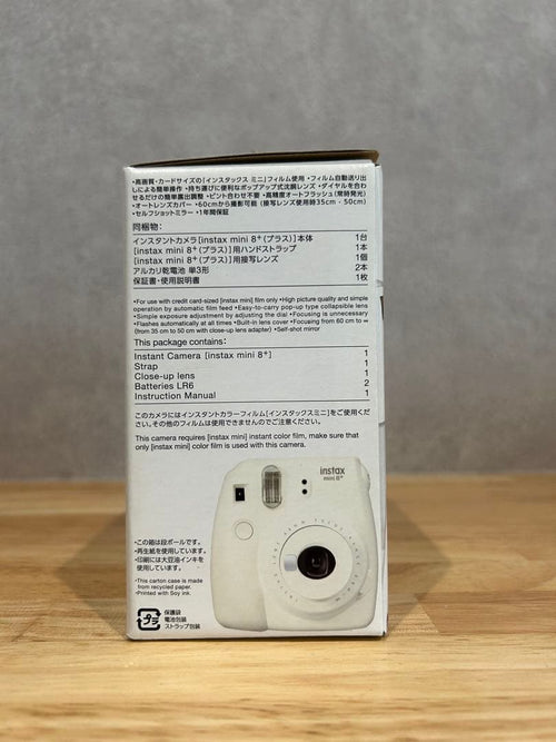 Fujifilm Instant Cameras Instax Mini 8+ Vanilla