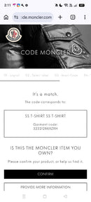 Moncler T-Shirts 25Ss T L