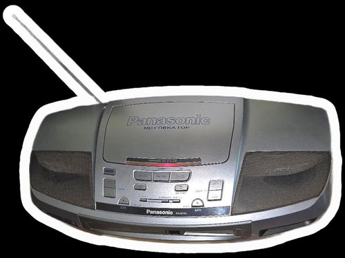 Panasonic Cd Md Cassette Deck Cobra Top Rx-Mdx3
