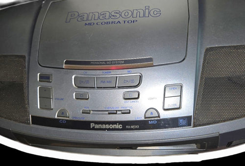 Panasonic Cd Md Cassette Deck Cobra Top Rx-Mdx3