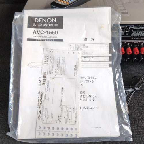 Denon Av Amplifiers Avc-1550 Rc-896