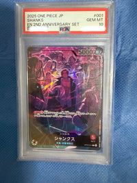 One Piece Card Game Psa10 2Nd Anniversary