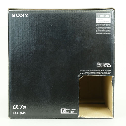 Sony Mirrorless Interchangeable Lips 6,900 7 Iv Ilce-7M4 E
