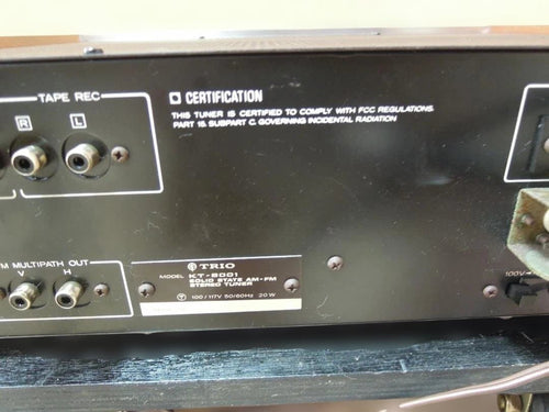 Radio Tuners Trio Kt-8001 Am/Fm
