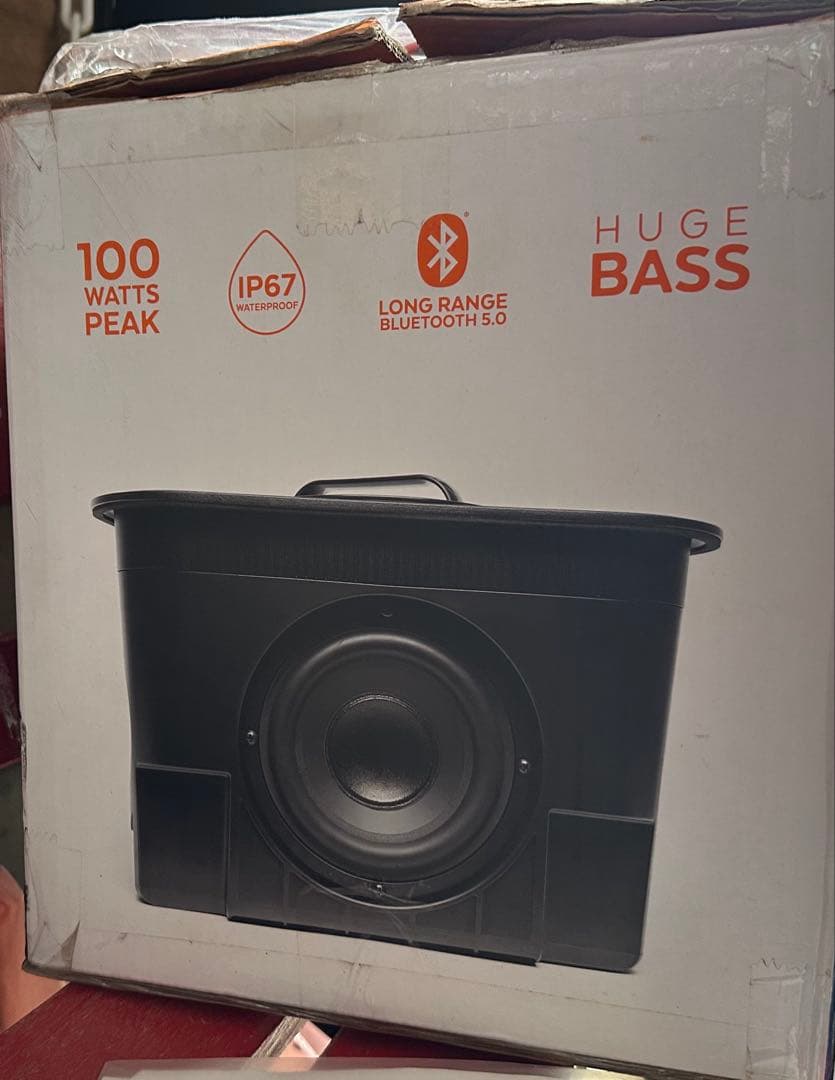 Water Motorcycle Equipment Ecxogear Bluetooth Subwoofer