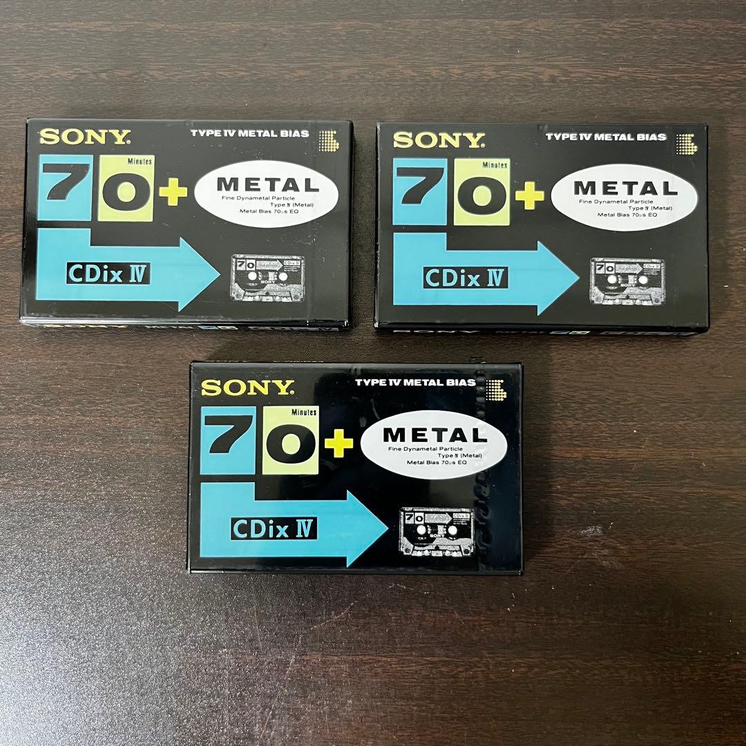 Sony Cassette Tapes Cdix Iv 70 C-70Cdx4 3