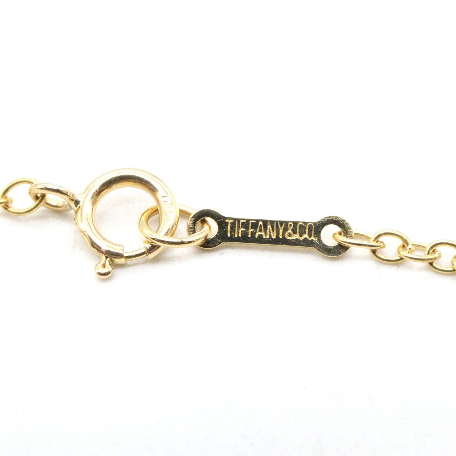 Tiffany Necklace Co 5 K18 Used A