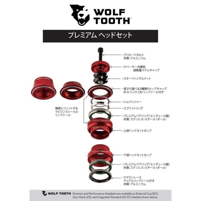 Others Wolf Tooth Ec49/40 Lower Headset