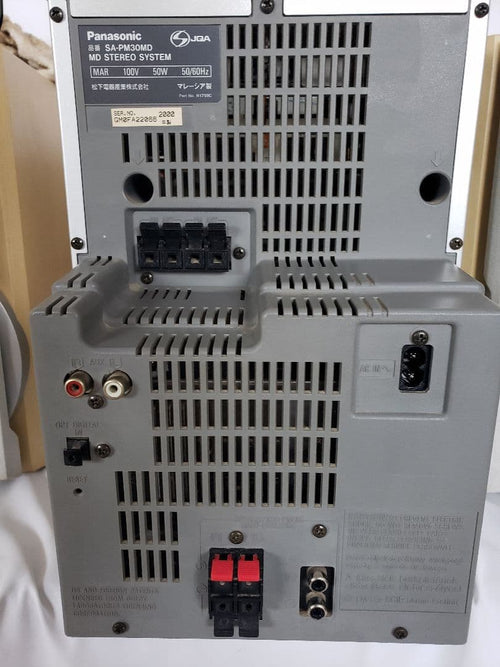 Panasonic Cd, Md Cassette Decks Sa-Pm30