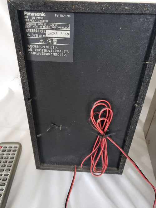 Panasonic Cd, Md Cassette Decks Sa-Pm30
