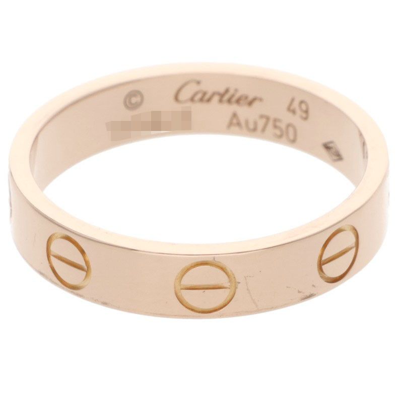 Cartier Ring Mini Love K18Yg 49/9