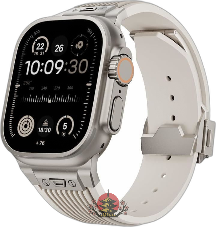 Others Royce&Roland Apple Watch Ultra 3 2 1 Series 10 8 7 6 5 (Starlight)