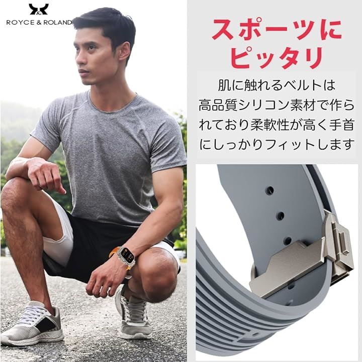 Others Royce&Roland Apple Watch Ultra 3 2 1 Series 10 8 7 6 5 (Starlight)