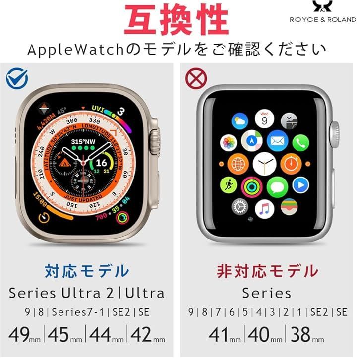 Others Royce&Roland Apple Watch Ultra 3 2 1 Series 10 8 7 6 5 (Starlight)