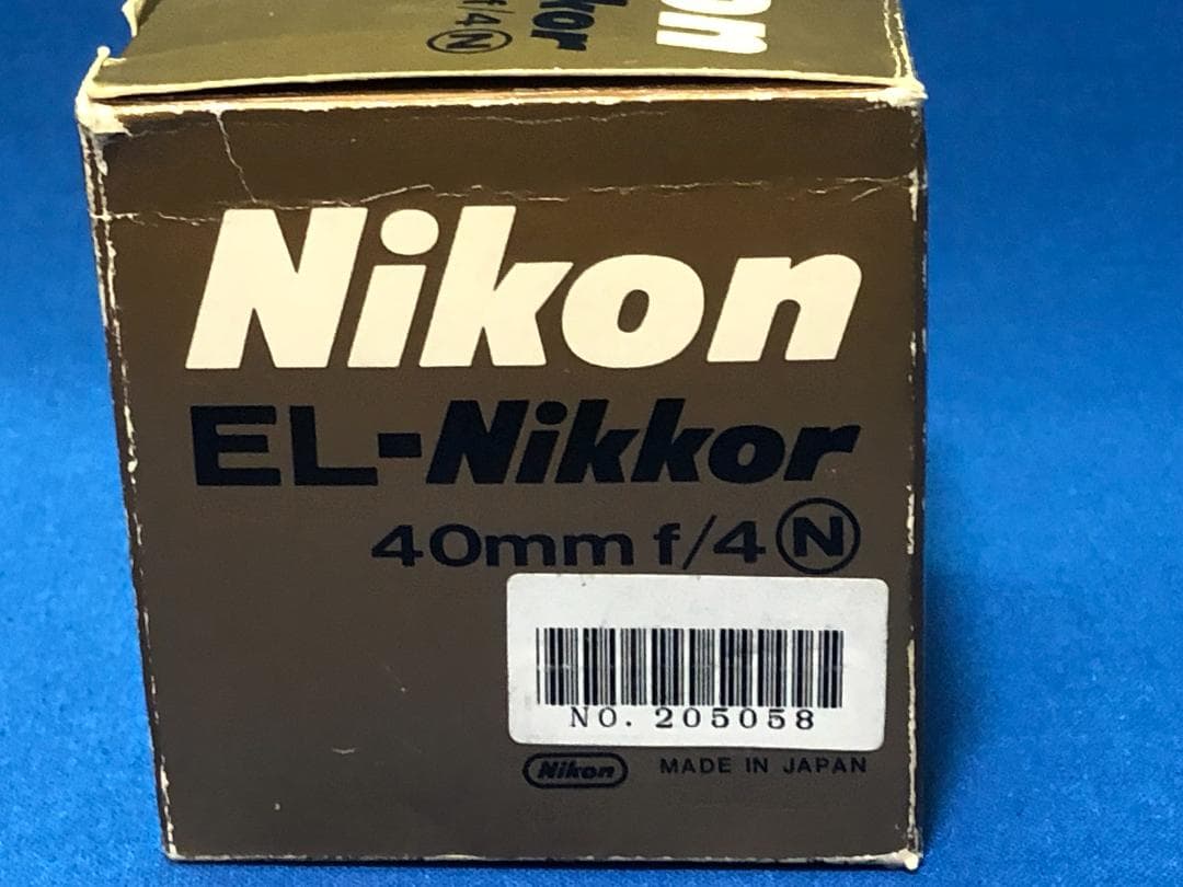Nikon Lens (Single Focus) El-Nikkor F4